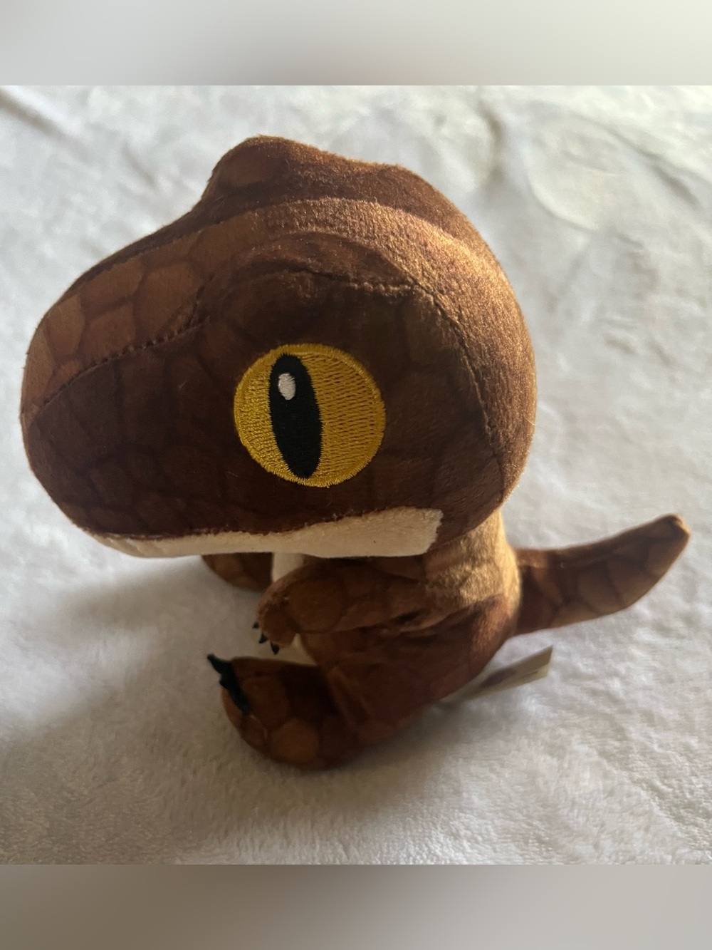 Jurassic Park World Plush Brown Velociraptor Dinosaur 6” Soft Toy Factory Figure